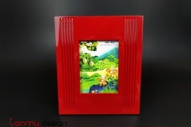 Red rectangle lacquer frame  31*26cm